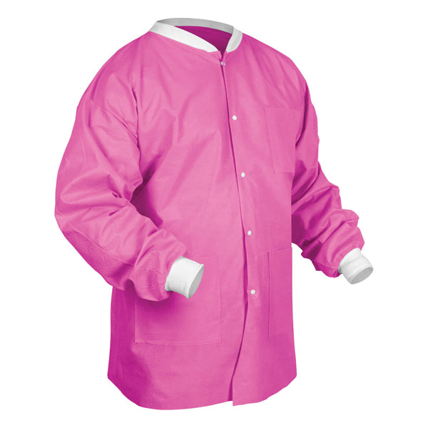 Medicom 8116-A SafeWear Hipster Jackets SMS Fabric Poppy Pink Small 12/Pk Medicom 8116-A SafeWear Hipster Jackets SMS Fabric Poppy Pink Small 12/Pk